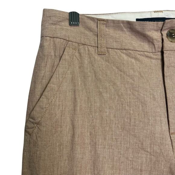 Marc by Marc Jacobs Straight Leg Trousers Womens Sz 8 Tan 4 Pocket Flat Front - Picture 2 of 8